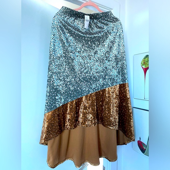 NWT Porridge by Anthropologie High Low Two Toned Skiry - Picture 2 of 10